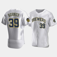 Corbin Burnes Milwaukee Brewers 50th Anniversary White Authentic Home Jersey Corbin Burnes Milwaukee Brewers 50th Anniversary White Authentic Home Jersey