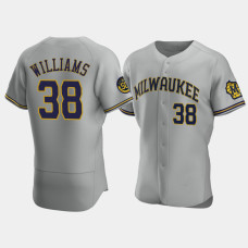 Devin Williams Milwaukee Brewers 50th Anniversary Gray Authentic Road Jersey